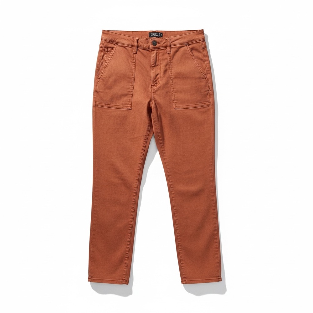 Abercrombie & Fitch Terracotta High-Rise Pants
